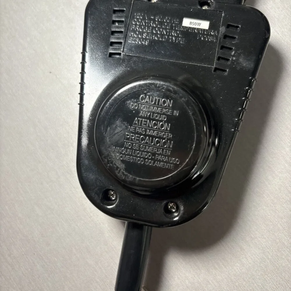 SALADMASTER PC084 PC101 Heat Control Power Cord Plug Probe MP5 Electric Skillet